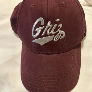 Griz Maroon Baseball Cap New - Never Worn